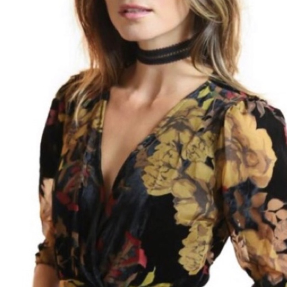 new Vanessa Mooney ☽ Festival Double Row Lace Choker Necklace ☽ Black Lace ☽ - Picture 2 of 13